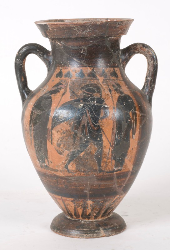 Bottega etrusca sec. VI a. C., Anfora a figure nere