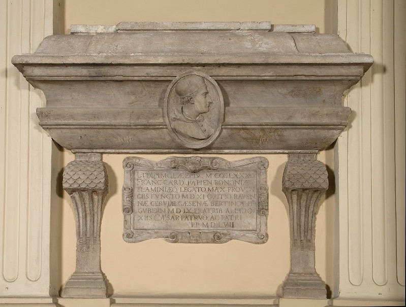 Bott. dell'Italia settentrionale (1557), Monumento sepolcrale del card. Alidosi