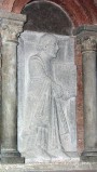 Scuola di Wiligelmo sec. XII, Altorilievo con angelo del pulpito