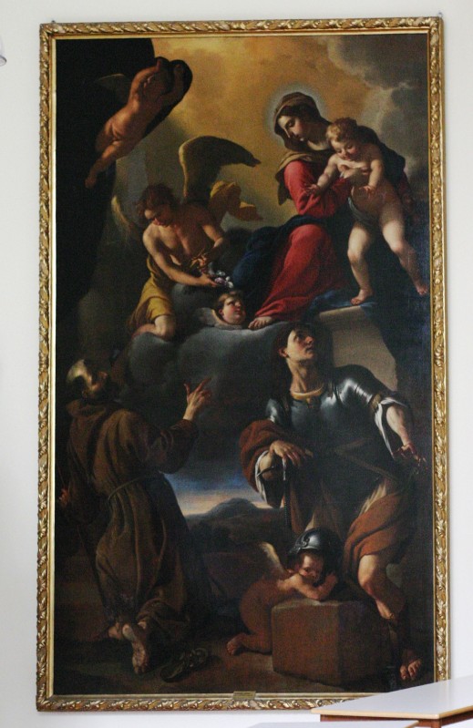 Stringa F. (1683), Tela con Madonna col Bambino e due santi
