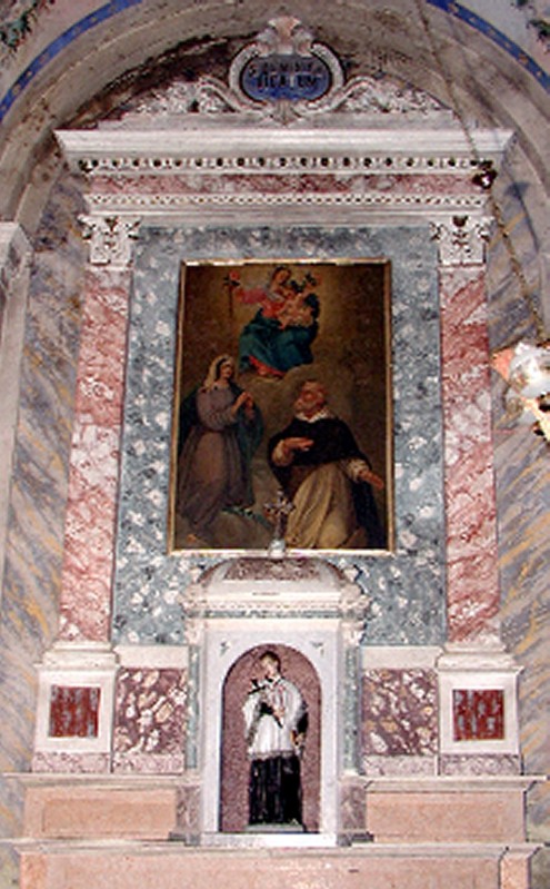 Diacci S. (1868), Ancona dell'altare di S. Domenico