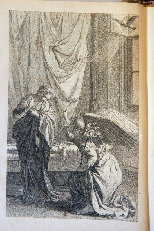 Cattaneo C. sec. XIX, Annunciazione ad acquaforte