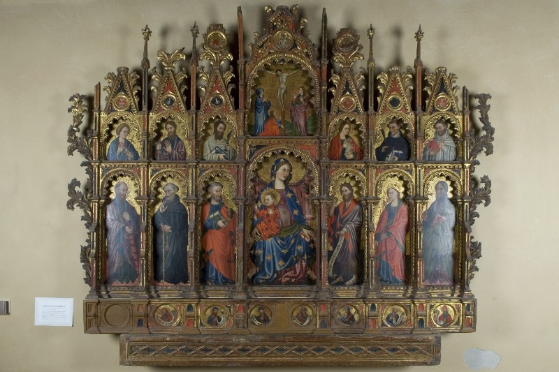 Bott. ligure-Bott. piacentina (1420-1430), Polittico con Madonna e Santi