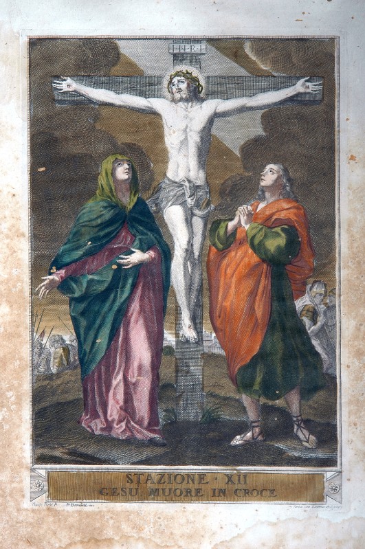 Bombelli P. L. ultimo quarto sec. XVIII, Gesù Cristo morto in croce