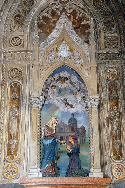 Bott. piacentina (1843), Ancona con angeli e Dio Padre benedicente