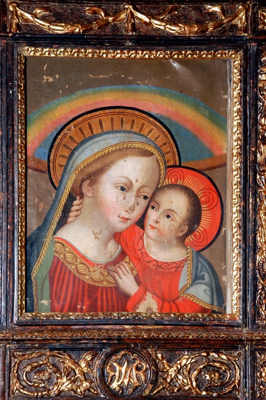 Bott. dell'Italia sett. fine sec. XV-inizio sec. XVI, Madonna con Gesù Bambino