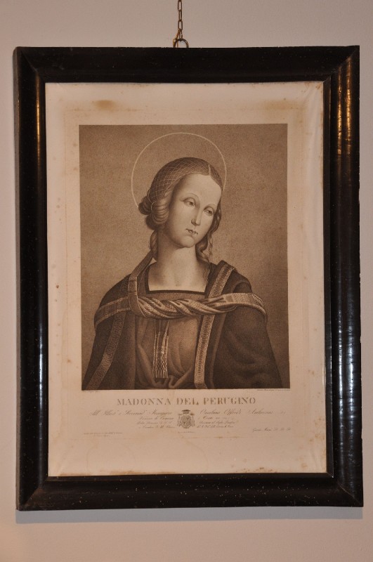 Perugino P.-Maina G. sec. XIX, Stampa della Madonna