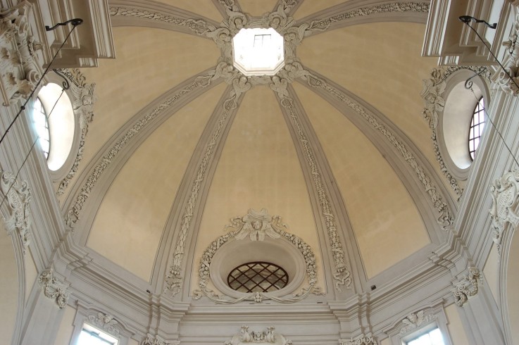 Morigia C. sec. XVIII, Decorazione plastica della cupola
