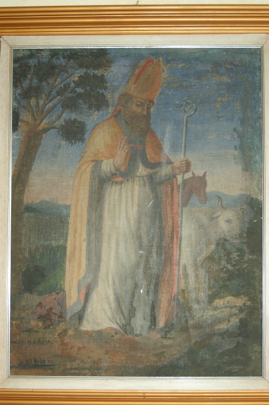 Ambito romagnolo sec. XX, Dipinto di Sant'Ubaldo Vescovo