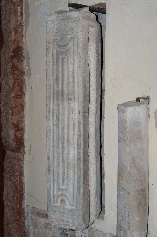 Ambito ravennate-bizantino secc. VI-VII, Pilastrino in marmo greco scolpito