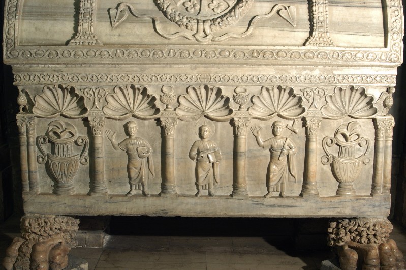 Ambito ravennate-bizantino sec. V, Cassa di sarcofago di San Barbaziano