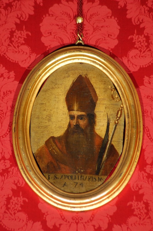 Ambito italiano sec. XVII, Cornice del ritratto di Sant'Apollinare