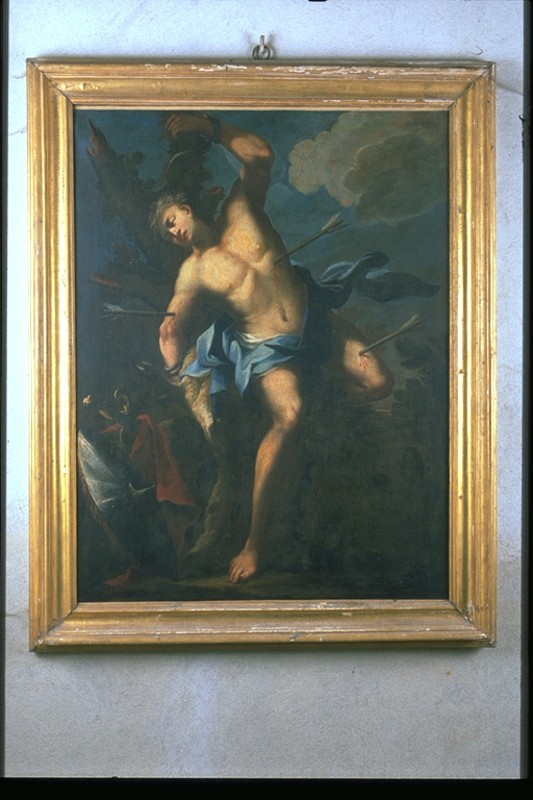 Ambito toscano sec. XVIII, Dipinto San Sebastiano