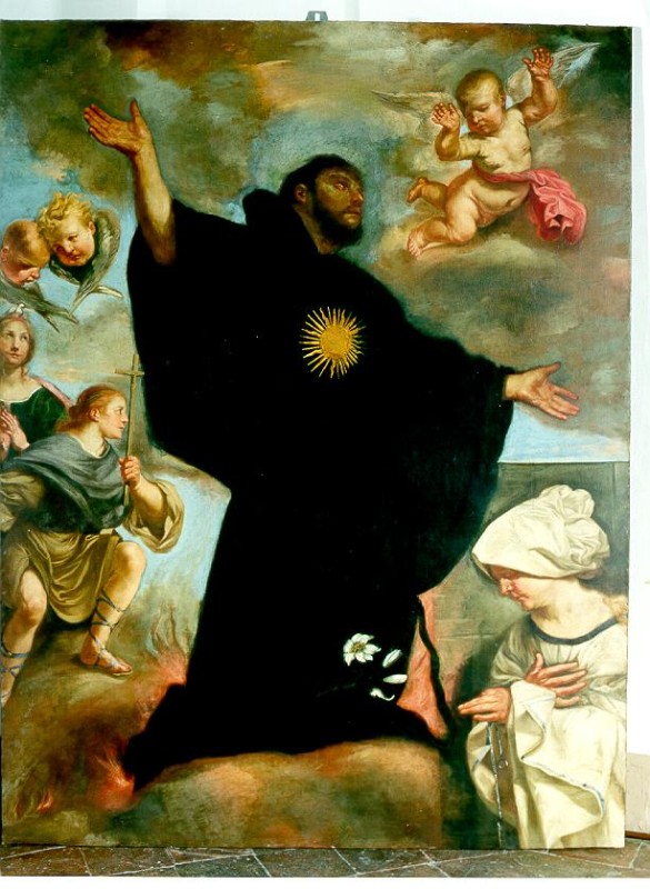 Serra C. sec. XVII, Dipinto San Nicola da Tolentino