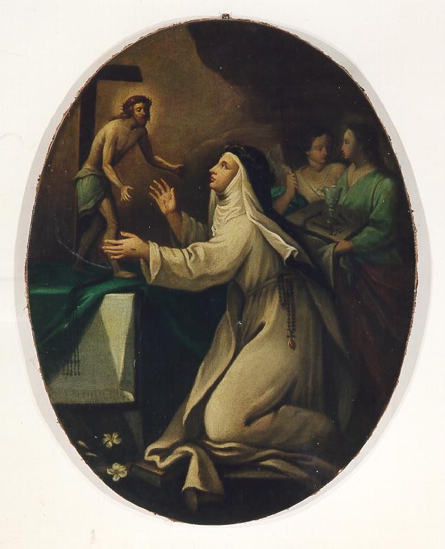 Ambito romagnolo sec. XVIII, Dipinto Santa Caterina de Ricci