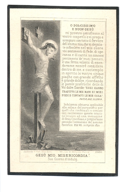 Ambito italiano (1923), Gesù Cristo crocifisso