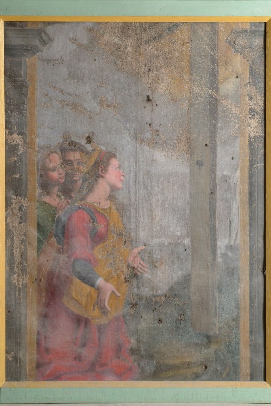 Ridolfi Claudio fine sec. XVI-inizi sec. XVII, Santa Lucia con pie donne