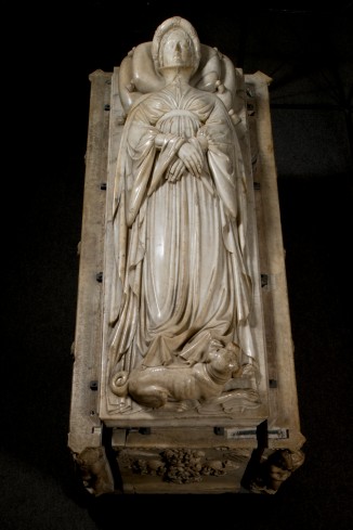 Jacopo della Quercia (1406), Lastra con effigie di Ilaria del Carretto