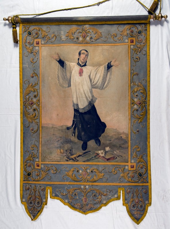 Barsotti F. A. (1907), San Luigi Gonzaga stendardo procesionale