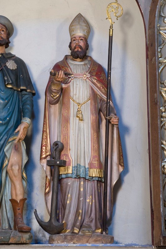 Bottega veneta sec. XIX, San Clemente Papa statua