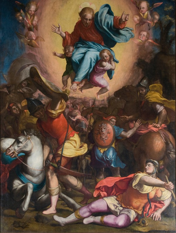 Vini S. sec. XVI, Caduta di Saulo dipinto a olio su tela