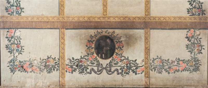 Manif. lucchese sec. XIX, Paliotto con dipinto di santa Zita