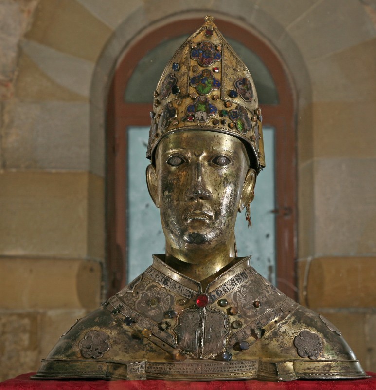 Vanni Pietro - Ghiselli Paolo (1346), Reliquiario a busto di San Donato