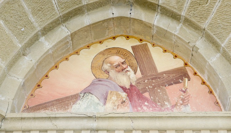 Ambito toscano sec. XX, Dipinto di Sant'Andrea apostolo