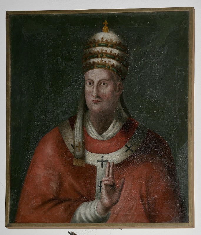 Ambito toscano sec. XIX, Dipinto di Papa Gregorio X