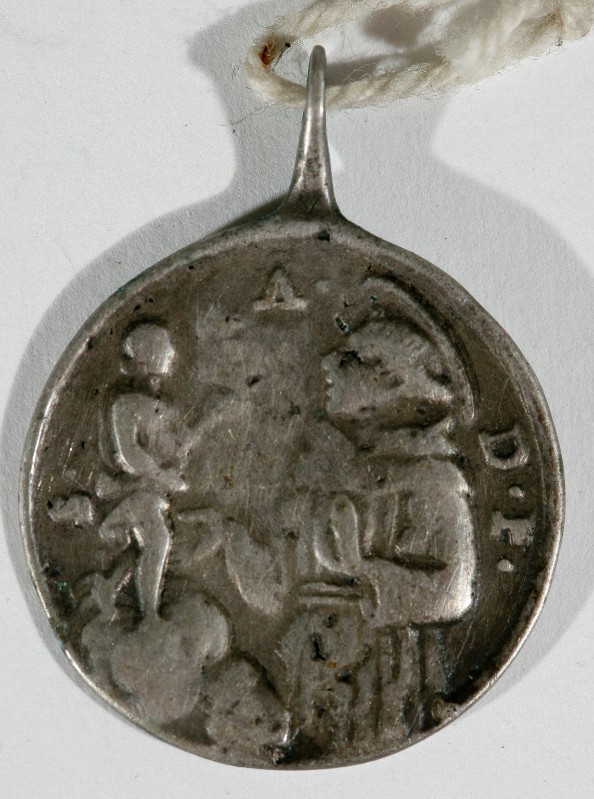 Bottega Italia centrale secc. XVIII-XIX, Medaglia con Sant'Antonio da Padova