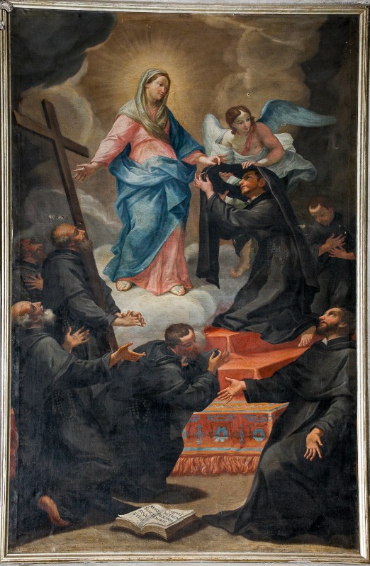 Monanni Monanno fine sec. XVII, Madonna con i sette santi fondatori
