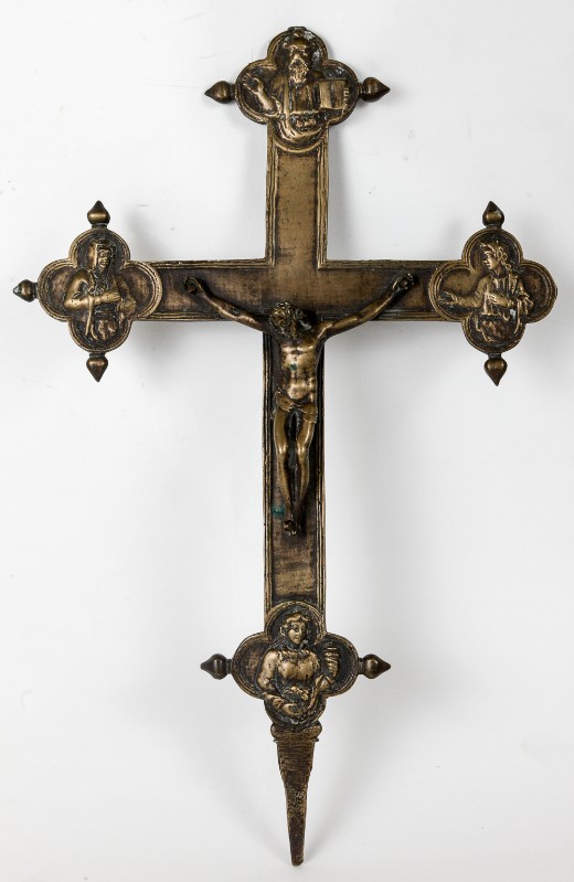 Bottega toscana sec. XVI, Croce astile con terminazioni lobate