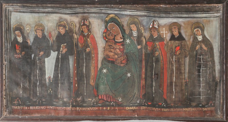 Ambito toscano (1499), Madonna con Bambino e santi