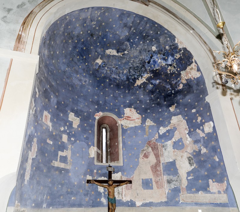 Ambito toscano secc. XIV-XVIII, Palinsesto di dipinti murali frammentari