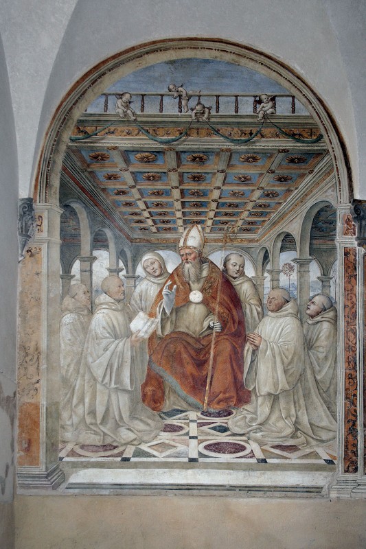 Sodoma (1503-04), Approvazione della regola olivetana dal vescovo Tarlati