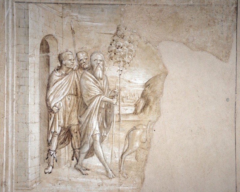 Sodoma (1503-04), Dipinto con Gesù con discepoli