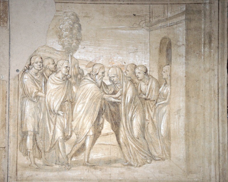 Sodoma (1503-04), Dipinto con Gesù e donne di Gerusalemme