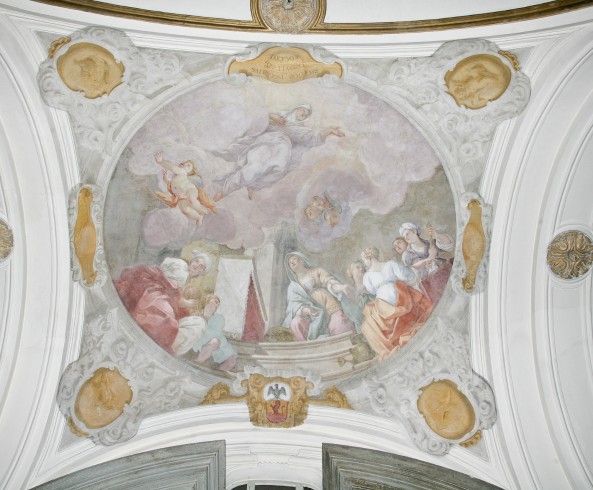 Puglieschi Antonio (1716), Santa Verdiana e il miracolo della matrona genovese