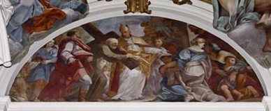 Puglieschi Antonio (1700), Dipinto murale con Eraclio e la Croce a Gerusalemme