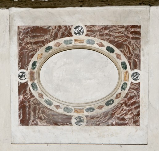 Bottega fiorentina sec. XVIII, Lastra in marmi policromi