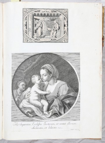 Landry P.- Amigoli S. secc. XVII-XVIII, Annunciazione e Madonna con Gesù Bambino