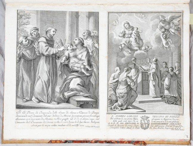 Ambito italiano (1752) - sec. XVIII, Beato Pietro da Trequanda e Sant'Andrea