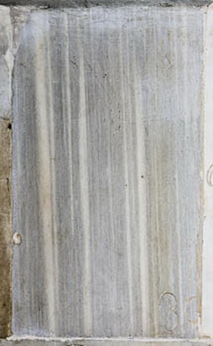 Bottega fiorentina sec. XVII, Lastra grigia numerata