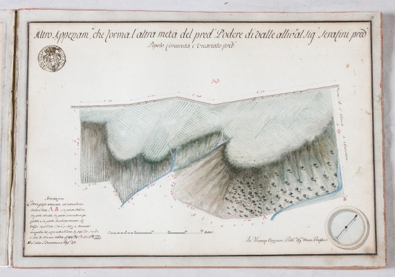 Magrini G. (1795), Cabreo di altra metà di appezzamento del Podere di Valle