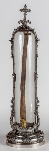 Holzmann B. (attr.) sec. XVIII, Reliquiario a fiala con base circolare
