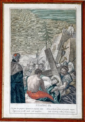 Galimberti F. - Tiepolo G. B. sec. XVIII, Gesù Cristo cade la terza volta
