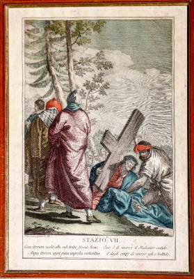 Galimberti F. - Tiepolo G. B. sec. XVIII, Gesù Cristo cade la seconda volta