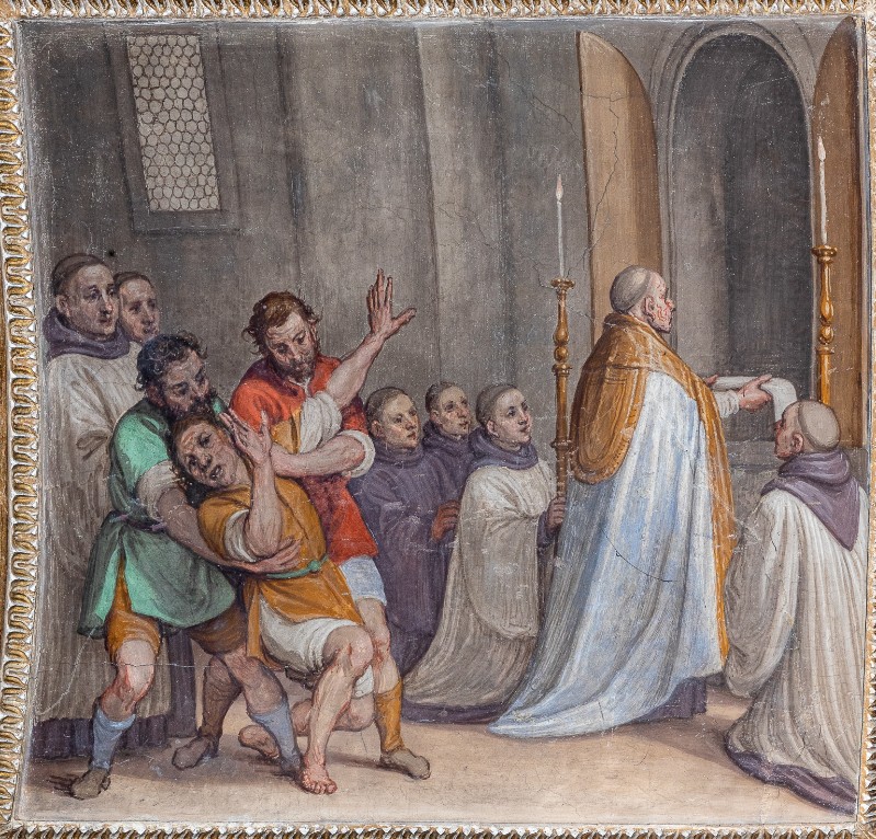 Passignano (1593-1594), Dipinto murale con miracolo di San Giovanni Gualberto