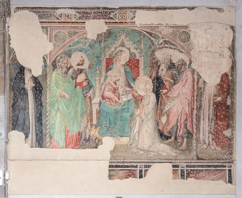 Spinello Aretino sec. XIV, Matrimonio mistico di Santa Caterina di Alessandria