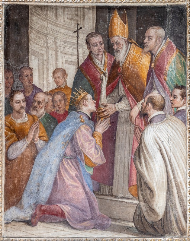 Passignano (1593-1594), Dipinto murale con Ludovico re di Francia